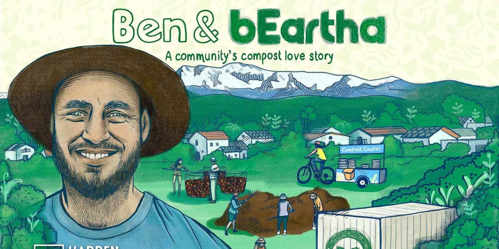 Banner image for Ben and bEartha - A Communities Compost Love Story - Waiheke Film Screening