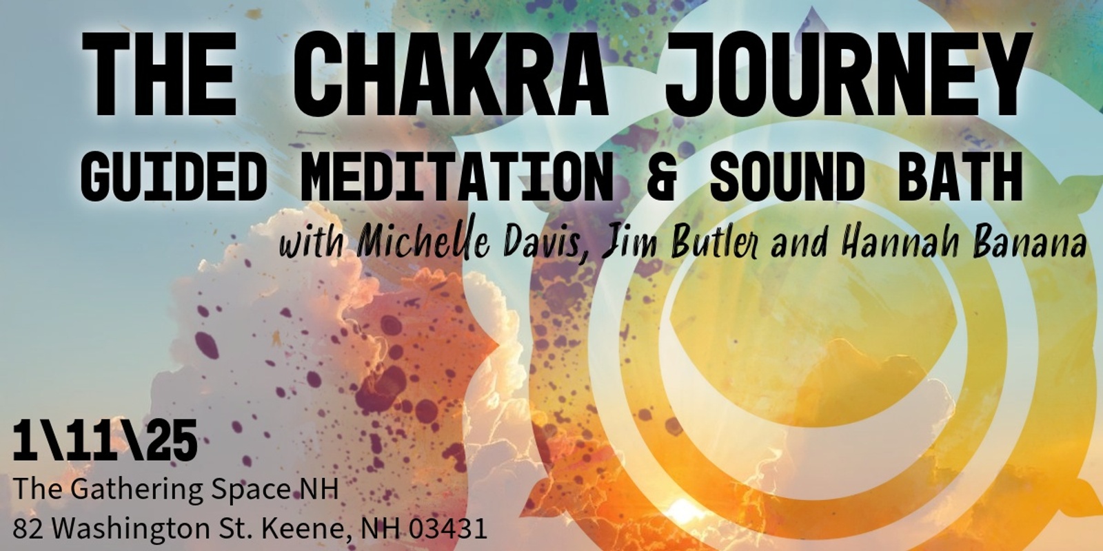 Banner image for The Chakra Sound Journey - Soundbath & Guided Meditation 