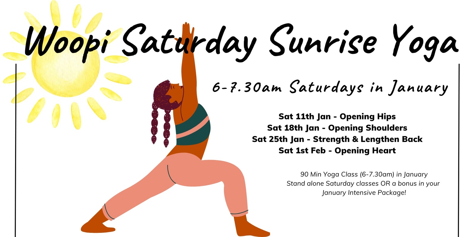 Banner image for Saturday Sunrise Yoga ~ January 11th