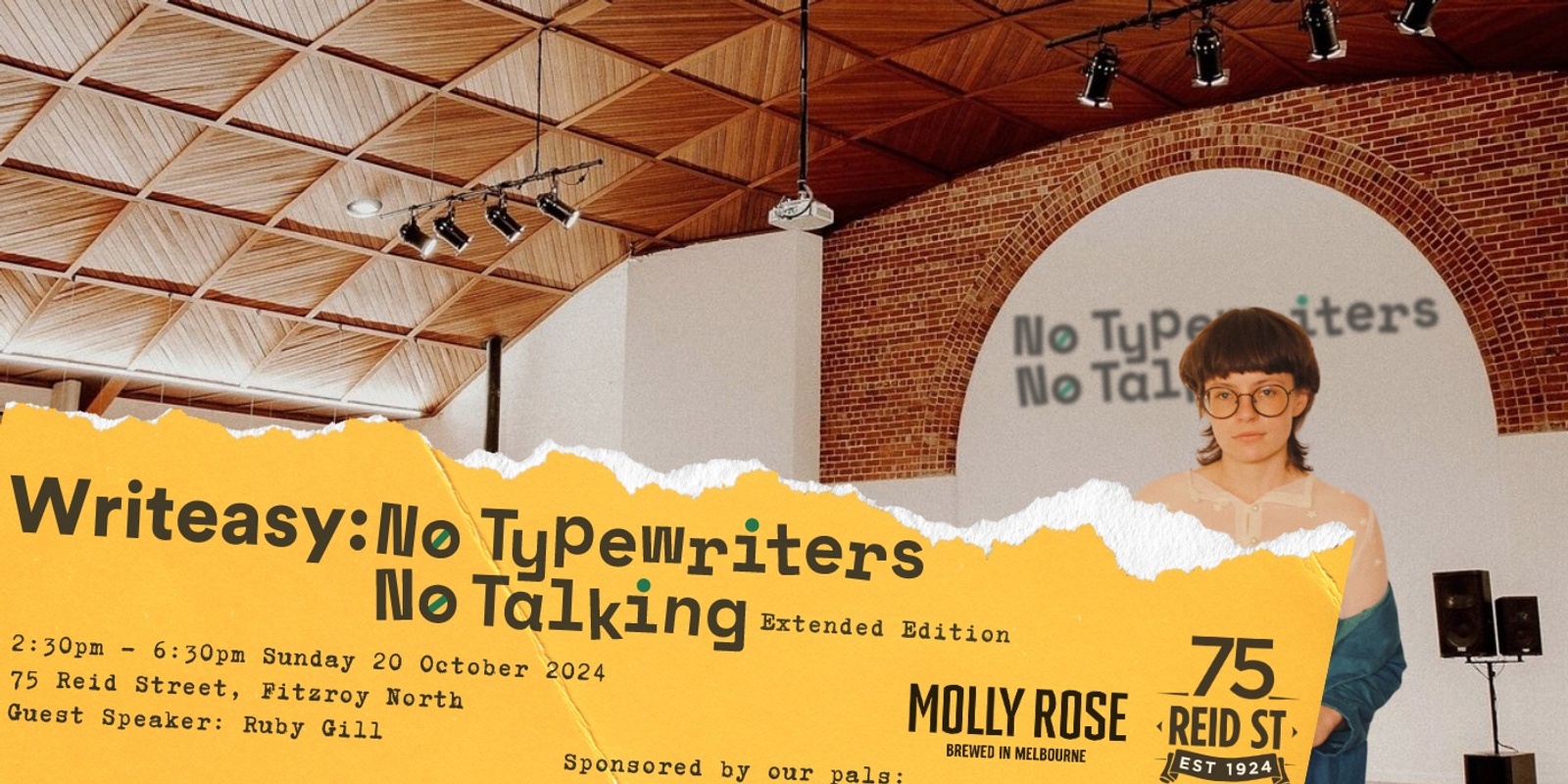 Banner image for Writeasy: No Typewriters / No Talking Extended Edition