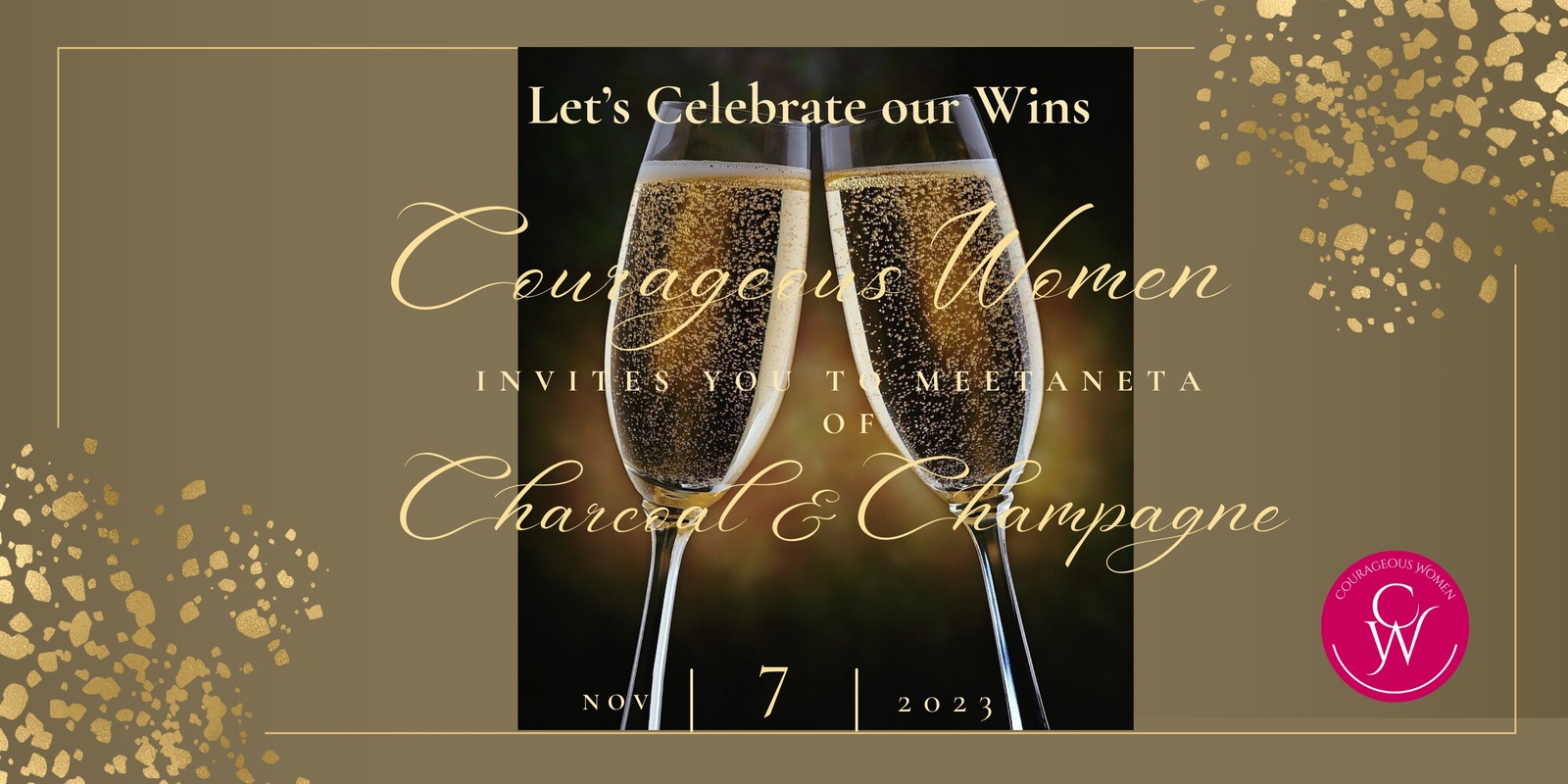 Banner image for Courageous Women Charcoal & Champagne Sundower