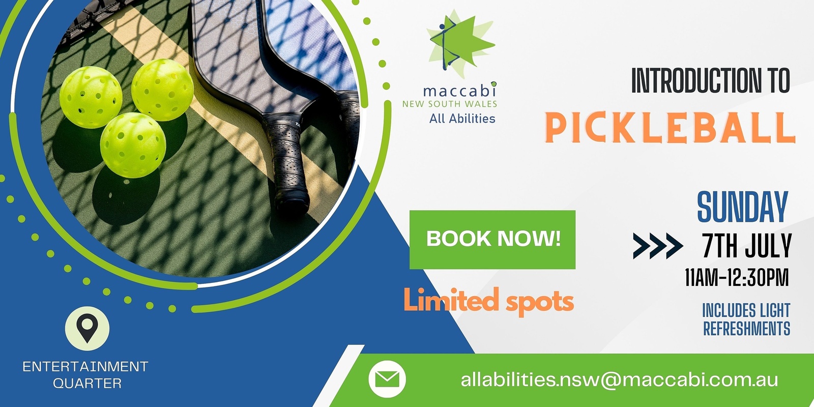 Banner image for All Abilities Introduction to Pickleball