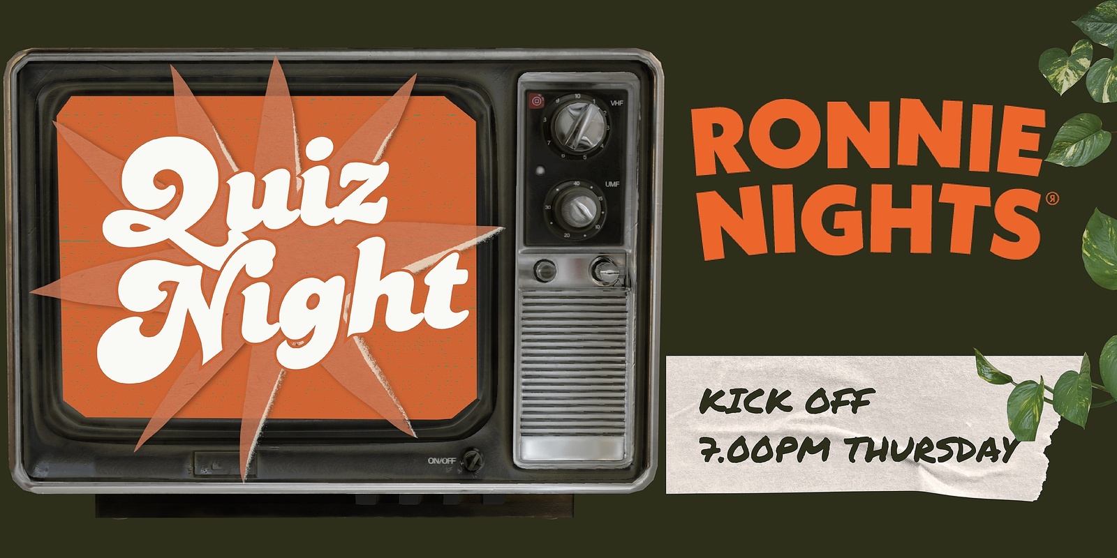 Banner image for Ronnie Quiz Nights