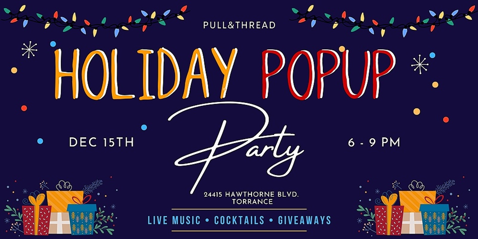 Banner image for Holiday Popup Party