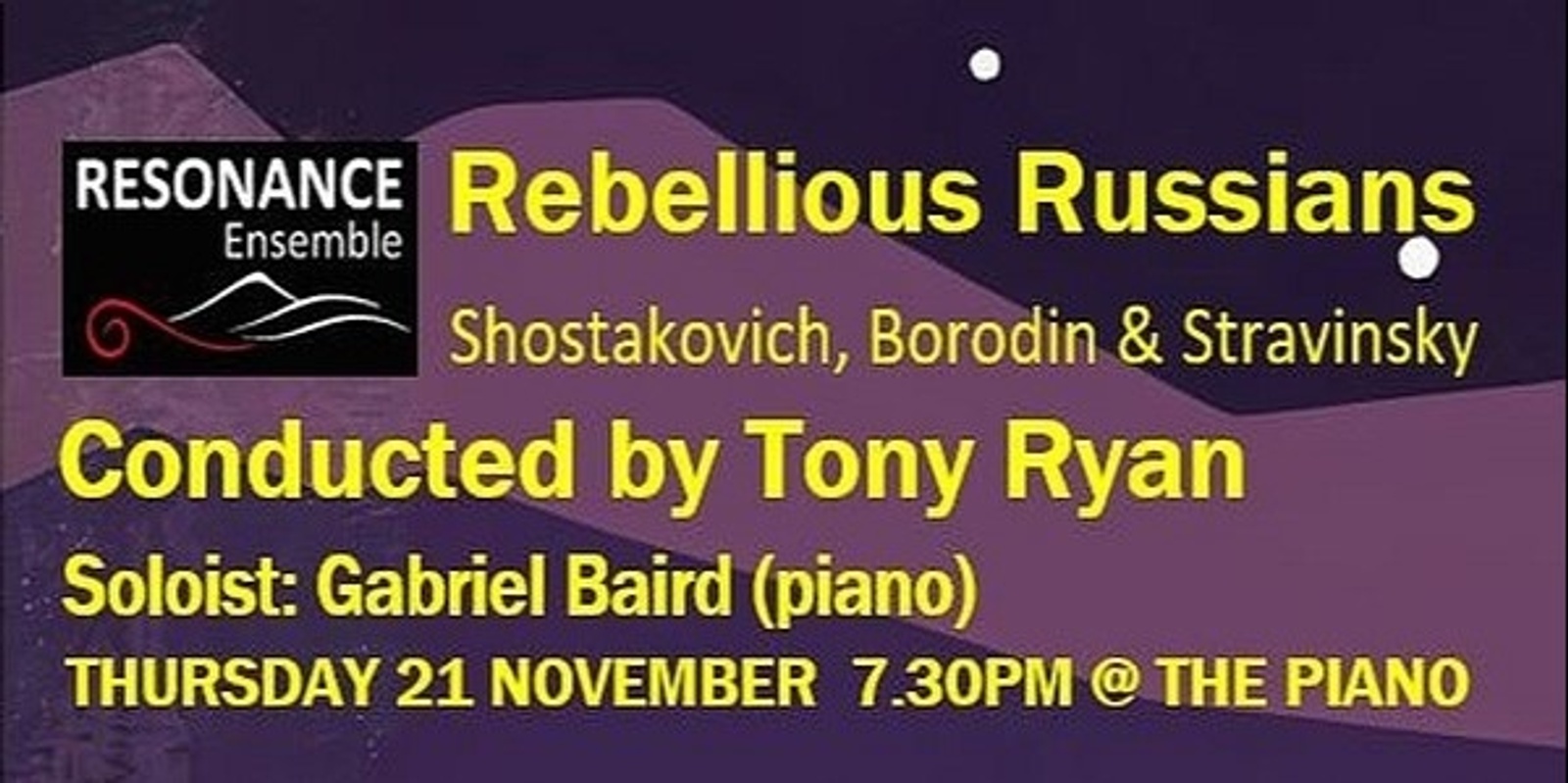 Banner image for Resonance Ensemble - Rebellious Russians