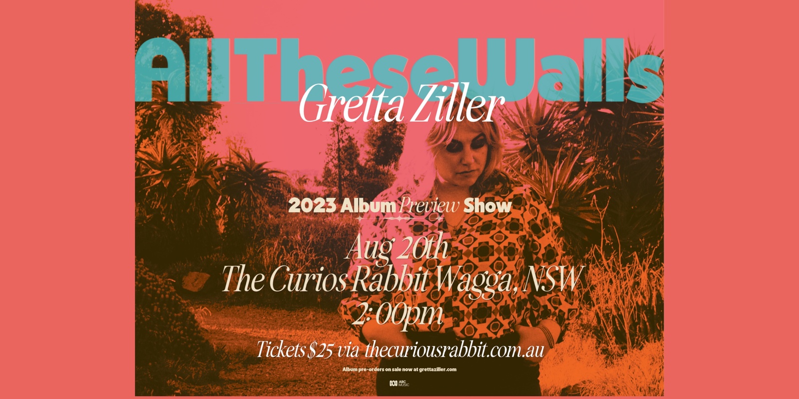 Banner image for Gretta Ziller All These Walls Album Preview Show