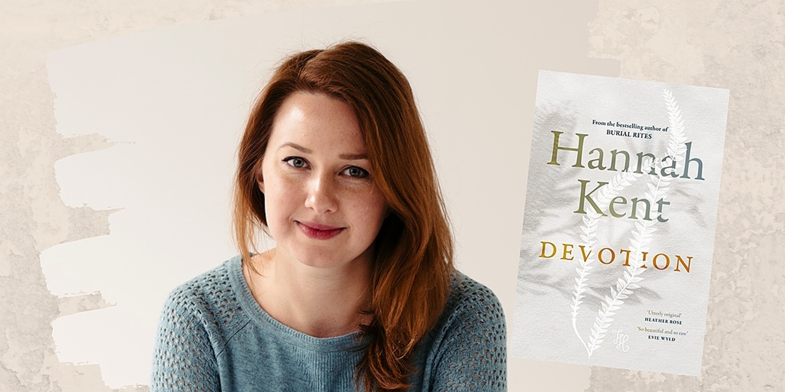 Banner image for Hannah Kent for an Authors Talk 