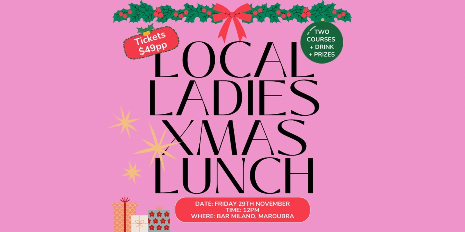 Banner image for Local Ladies XMAS Lunch