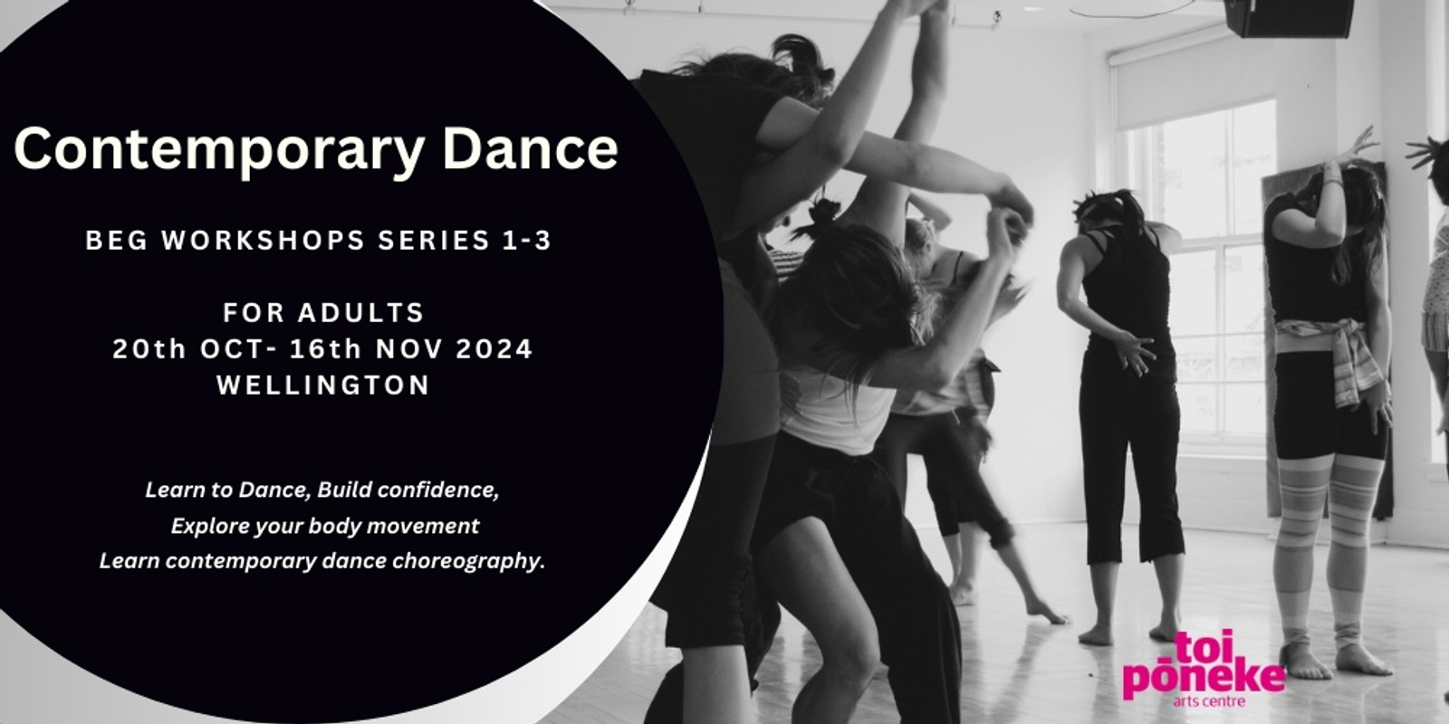 Banner image for Contemporary Dance for Adults Wellington Workshop Series 1 - 3