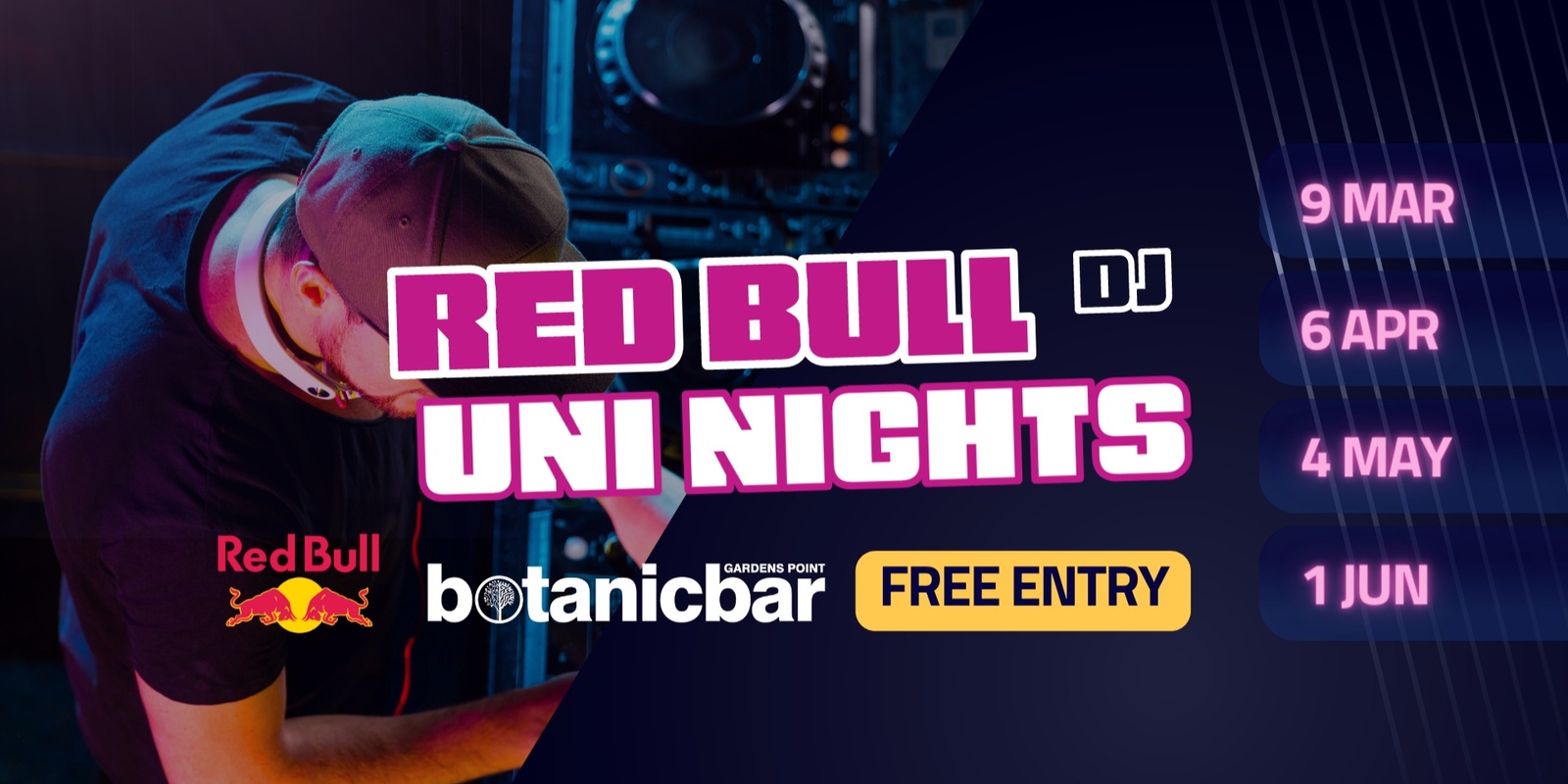 Banner image for Red Bull DJ Uni Night | Botanic Bar