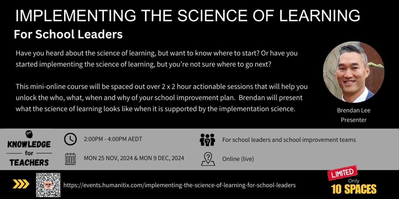 Banner image for Implementing the Science of Learning - For School Leaders