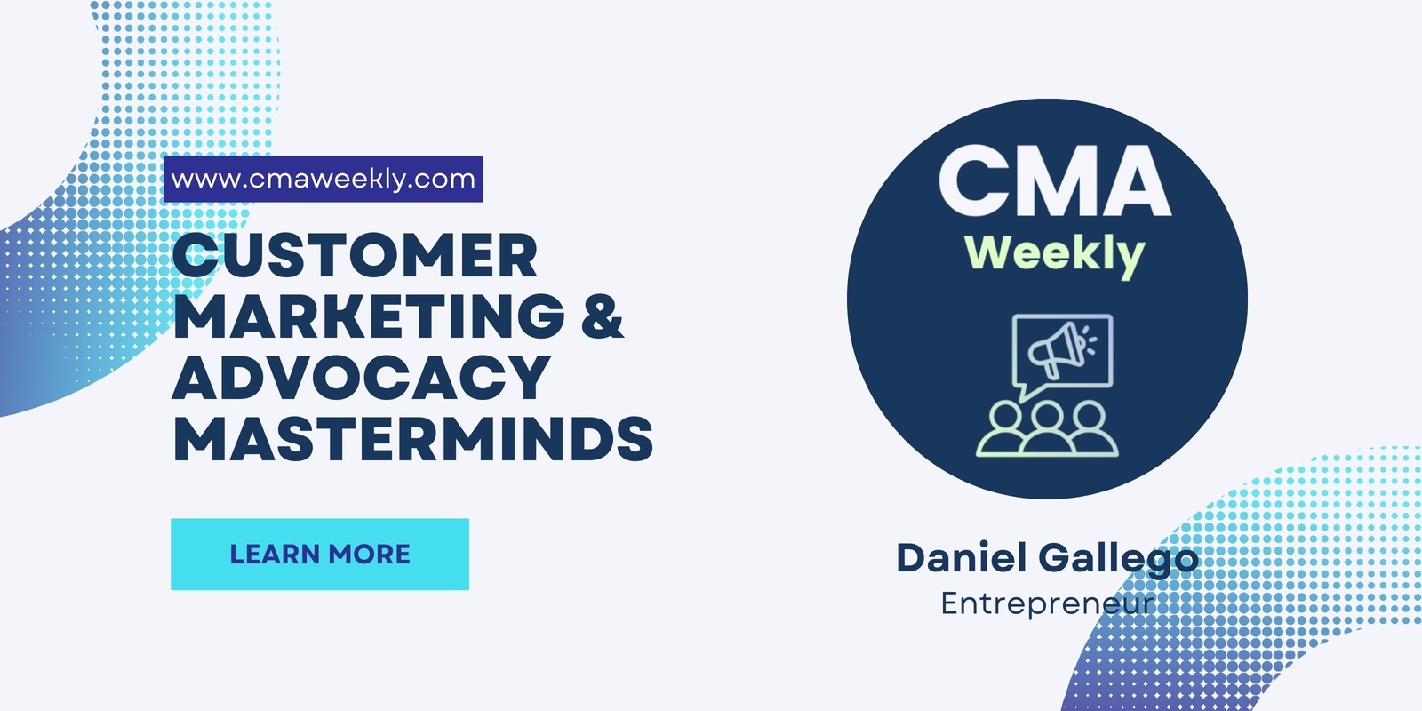 Banner image for Friday Customer Marketing & Advocacy Masterminds