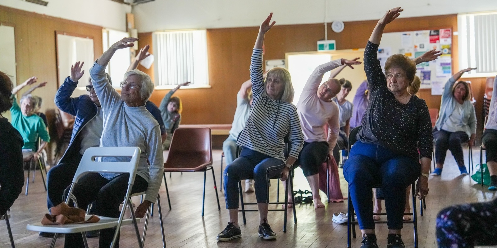 Banner image for CHAIR YOGA WEDNESDAYS: COME AND TRY FOR OVER 55s