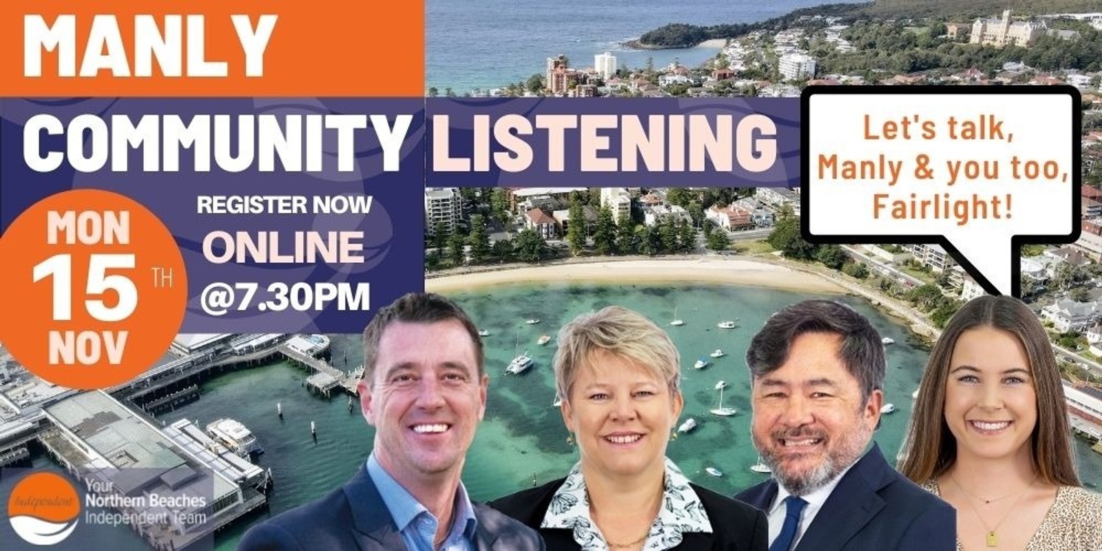Banner image for Manly - Community Listening Event