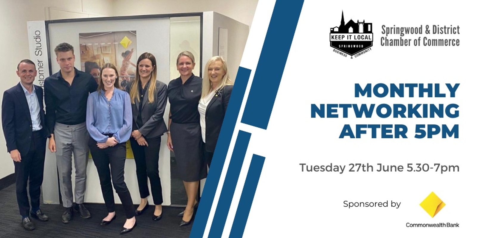 Banner image for After 5pm Networking presented by Springwood Chamber - June
