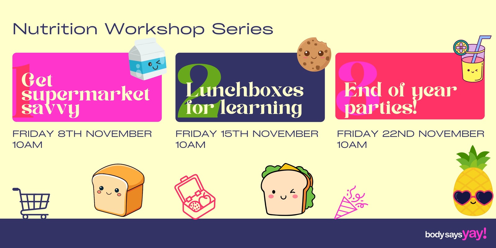 Banner image for Nutrition workshop series