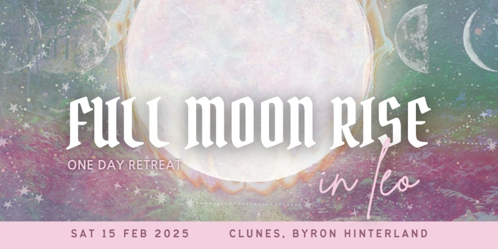 Banner image for Full Moon Rise one day retreat