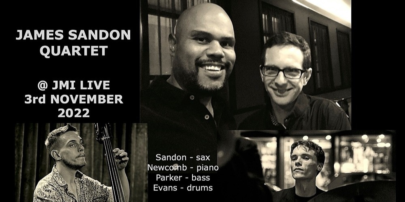 Banner image for James Sandon Quartet