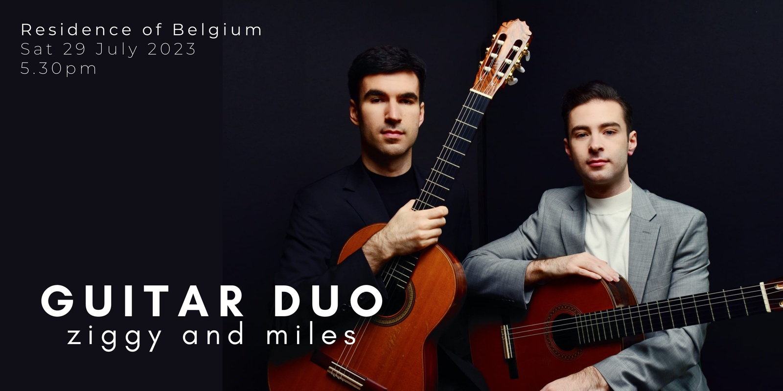 Banner image for Guitar duo Ziggy and Miles