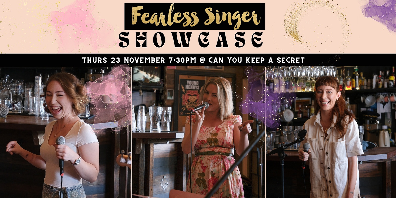 Banner image for Fearless Singer Showcase @ CYKAS