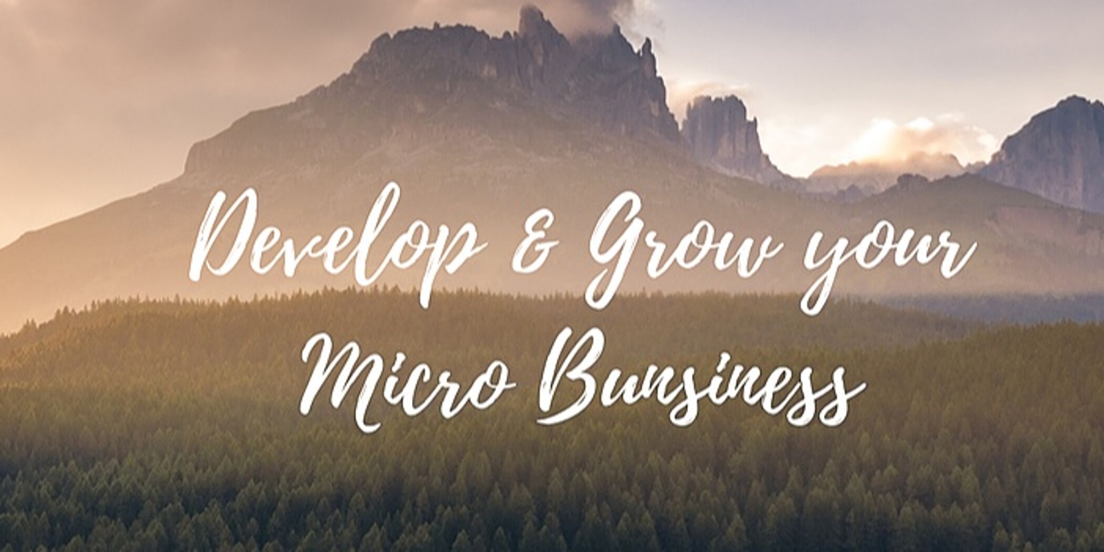 Banner image for Develop and Grow your Micro Business