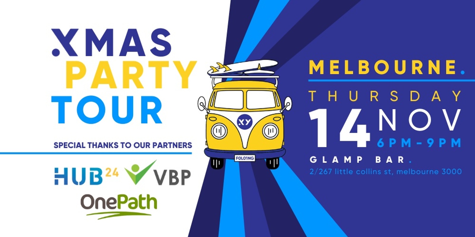 Banner image for XMAS PARTY Tour Melbourne - 14th November