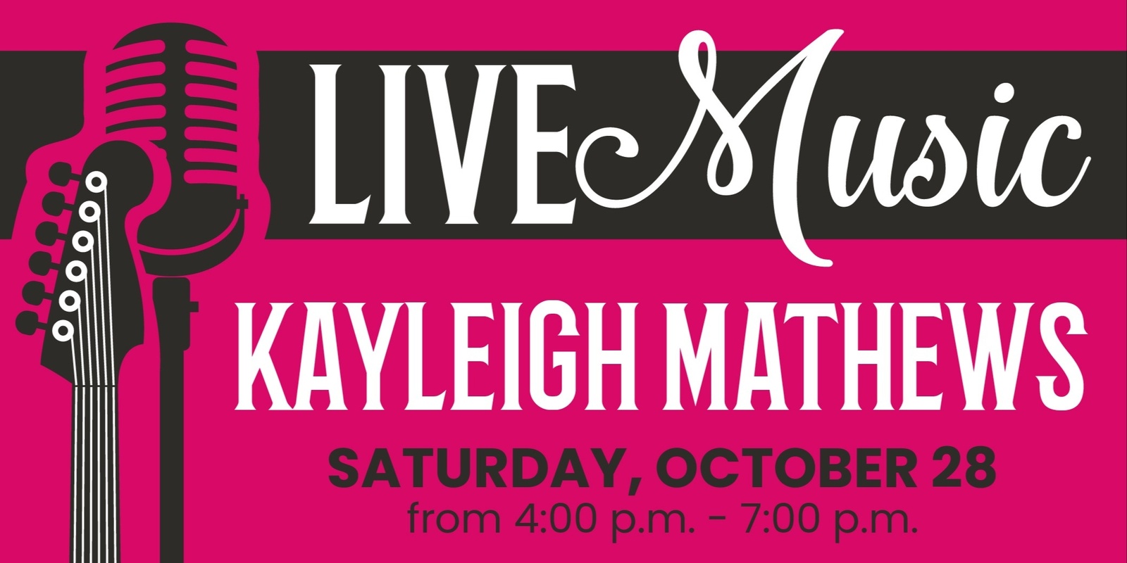 Banner image for Kayleigh Mathews Live at WSCW October 28