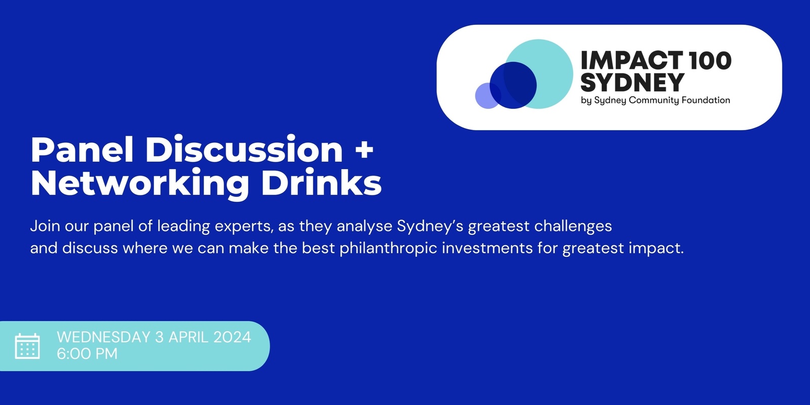 Banner image for Impact100 Sydney Campaign Launch 2024