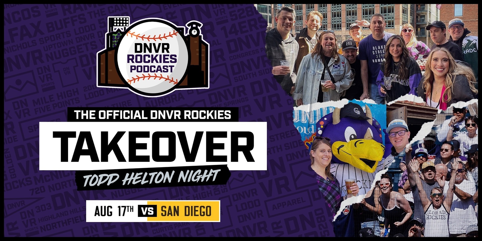 Banner image for DNVR Rockies Takeover at Coors Field- Todd Helton Night