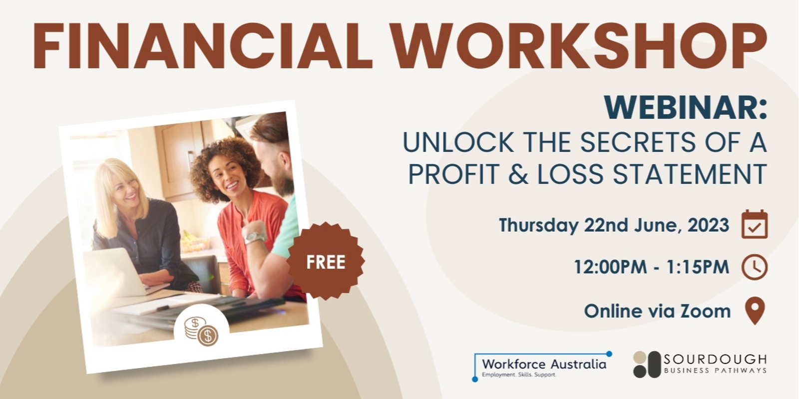 Banner image for EFP Core Online Workshop: Unlock The Secrets of a Profit & Loss Statement