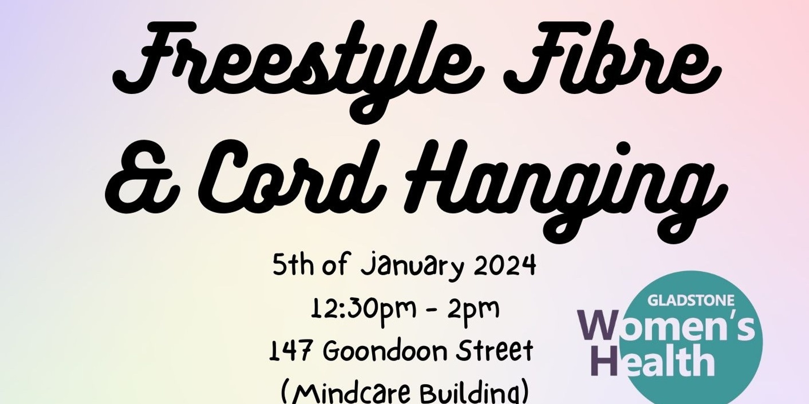 Banner image for Freestyle Fibre & cord wall hanging 