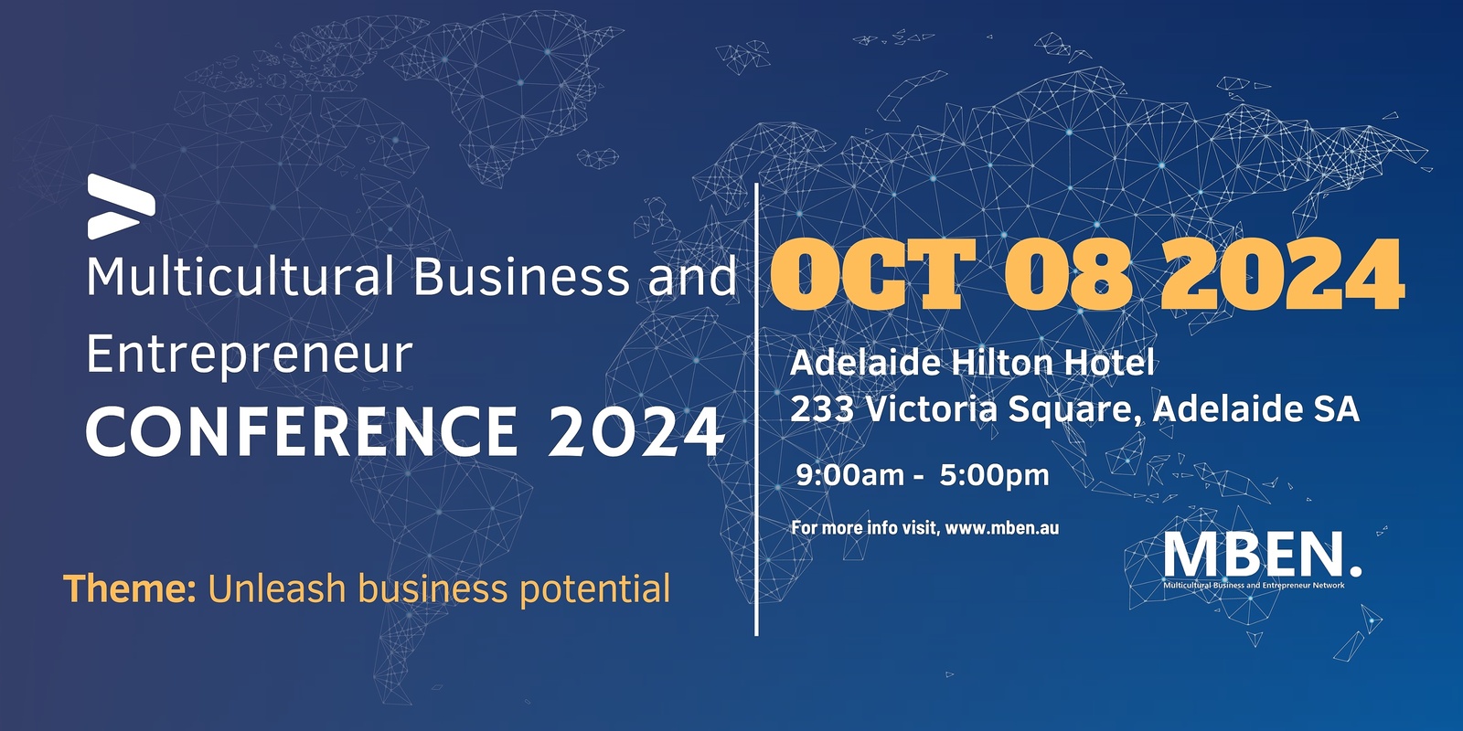 Banner image for Multicultural Business and  Entrepreneur Conference 2024