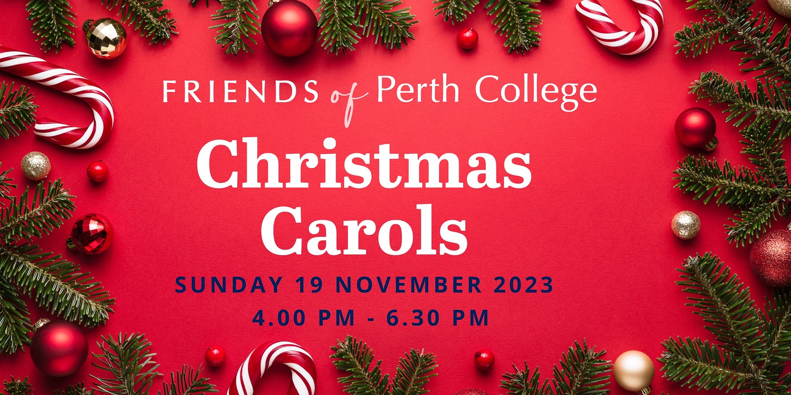 Banner image for Perth College | Friends of PC Christmas Carols