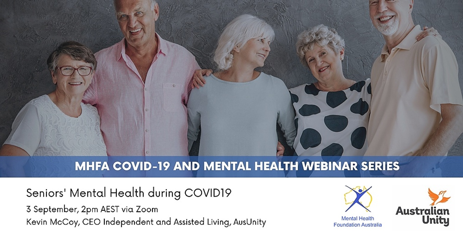 Banner image for Webinar: Seniors' Mental Health during COVID-19