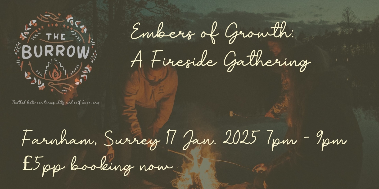 Banner image for Embers of Growth: A Fireside Gathering Jan 2025