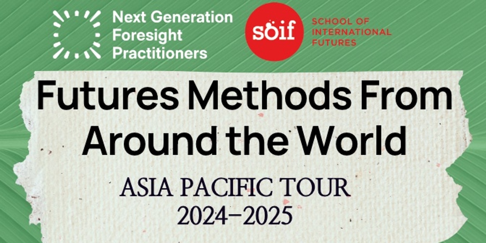 Banner image for Futures Methods from Around the World- Warrane/Sydney