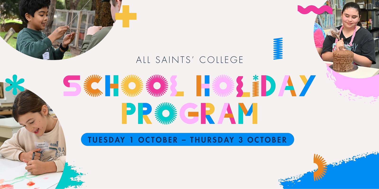 Banner image for All Saints' College | October School Holiday Program 2024