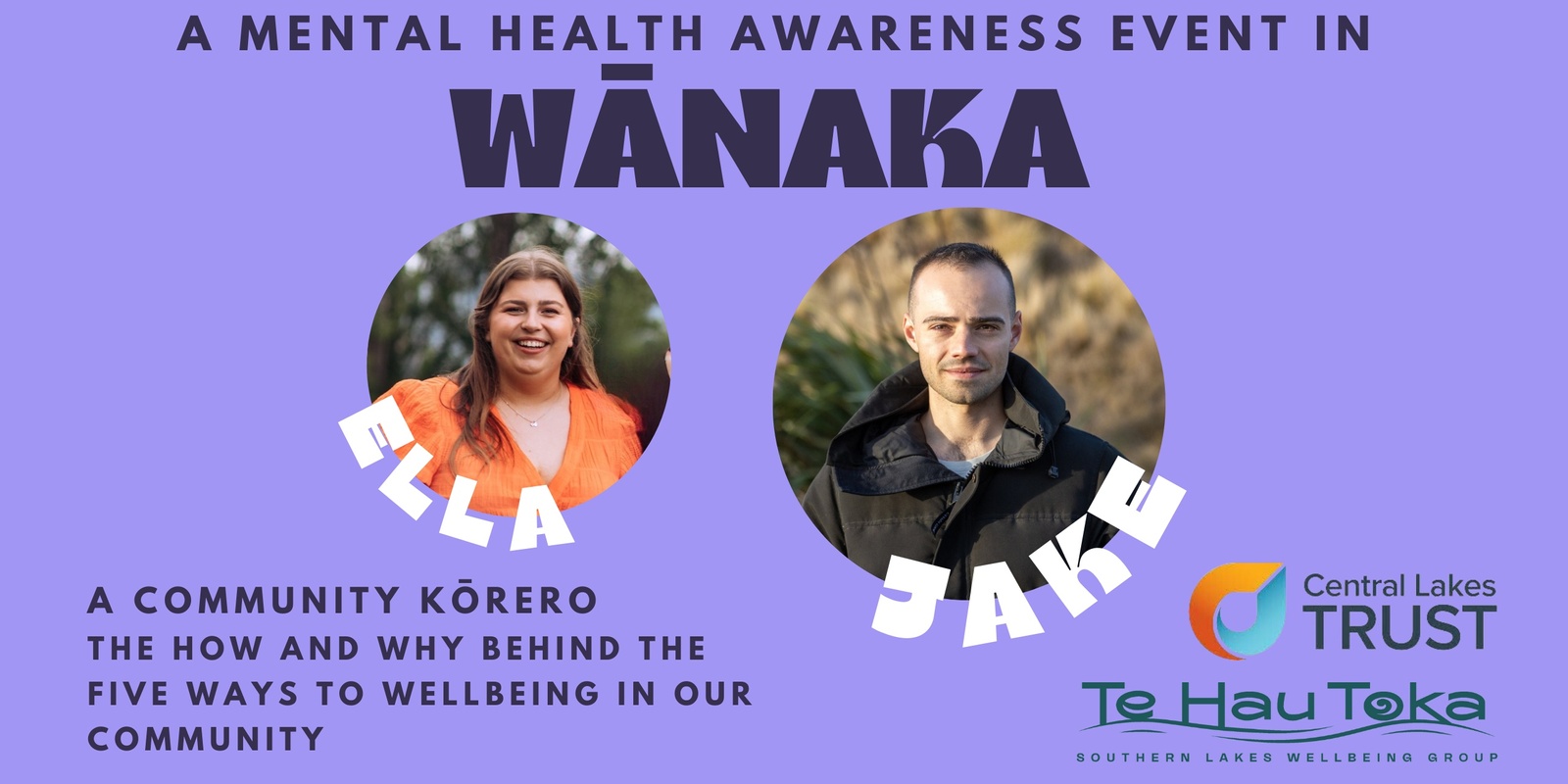 Banner image for Wānaka Mental Health Kōrero with Jake Bailey