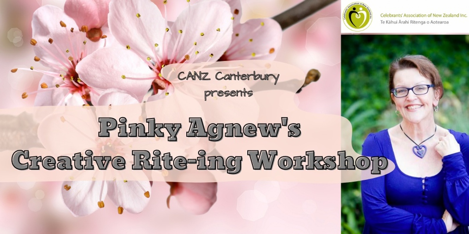 Banner image for Pink Agnew's Creative Rite-ing Workshop in Canterbury