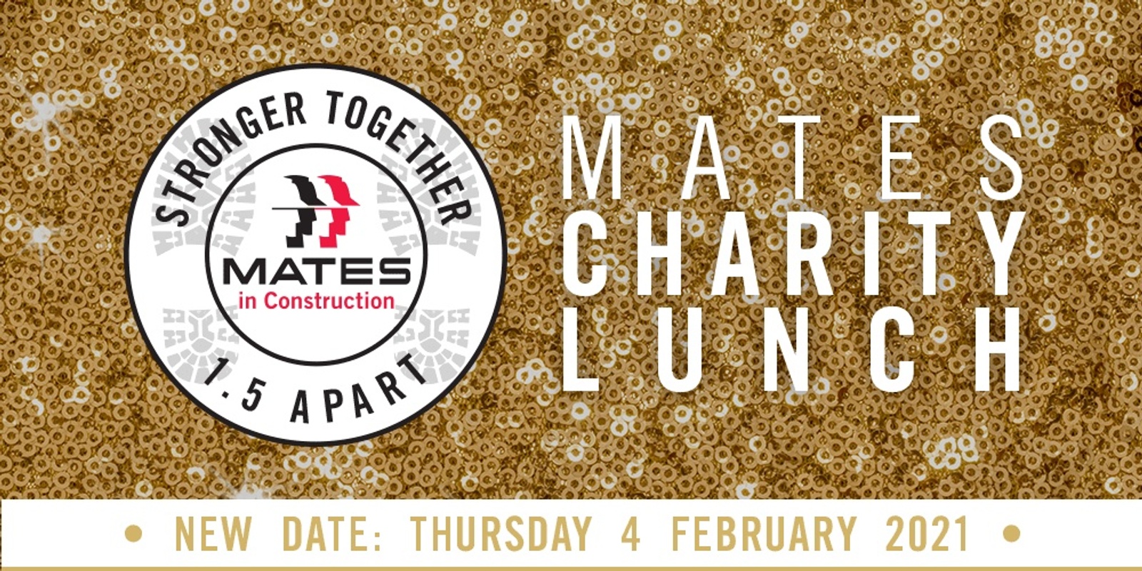 Banner image for MATES Annual Charity Lunch 2021 - Major Sponsor: CONSTRUCTION SKILLS QUEENSLAND