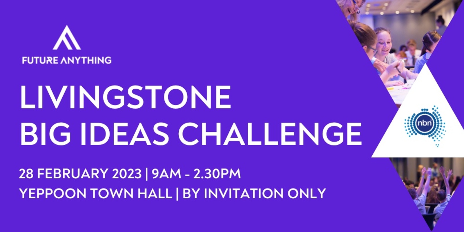 Banner image for Livingstone Big Ideas Challenge 2023
