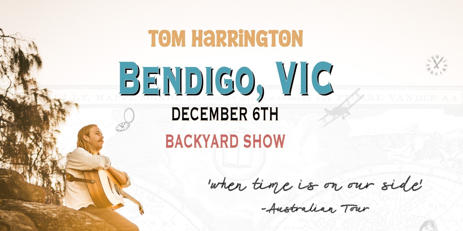 Banner image for Tom Harrington - Bendigo (backyard show)