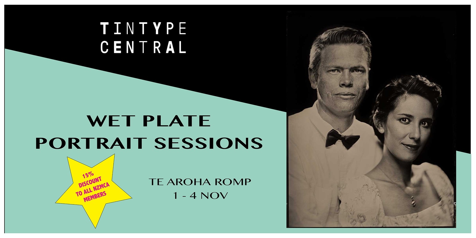 Banner image for Te Aroha Romp: Wet Plate Portrait Sessions