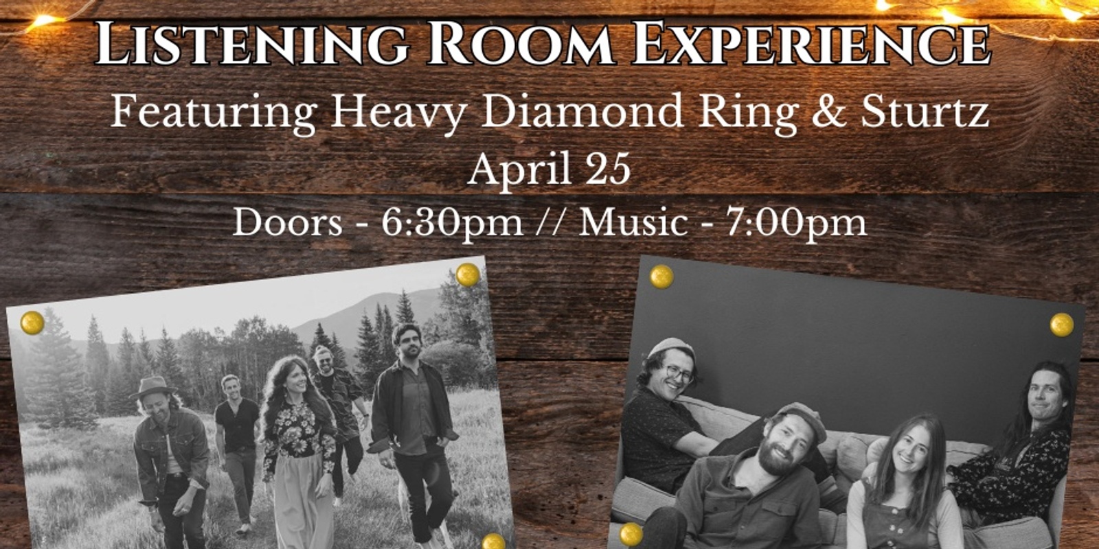 Banner image for Listening Room Experience W/ Heavy Diamond Ring & Sturtz 