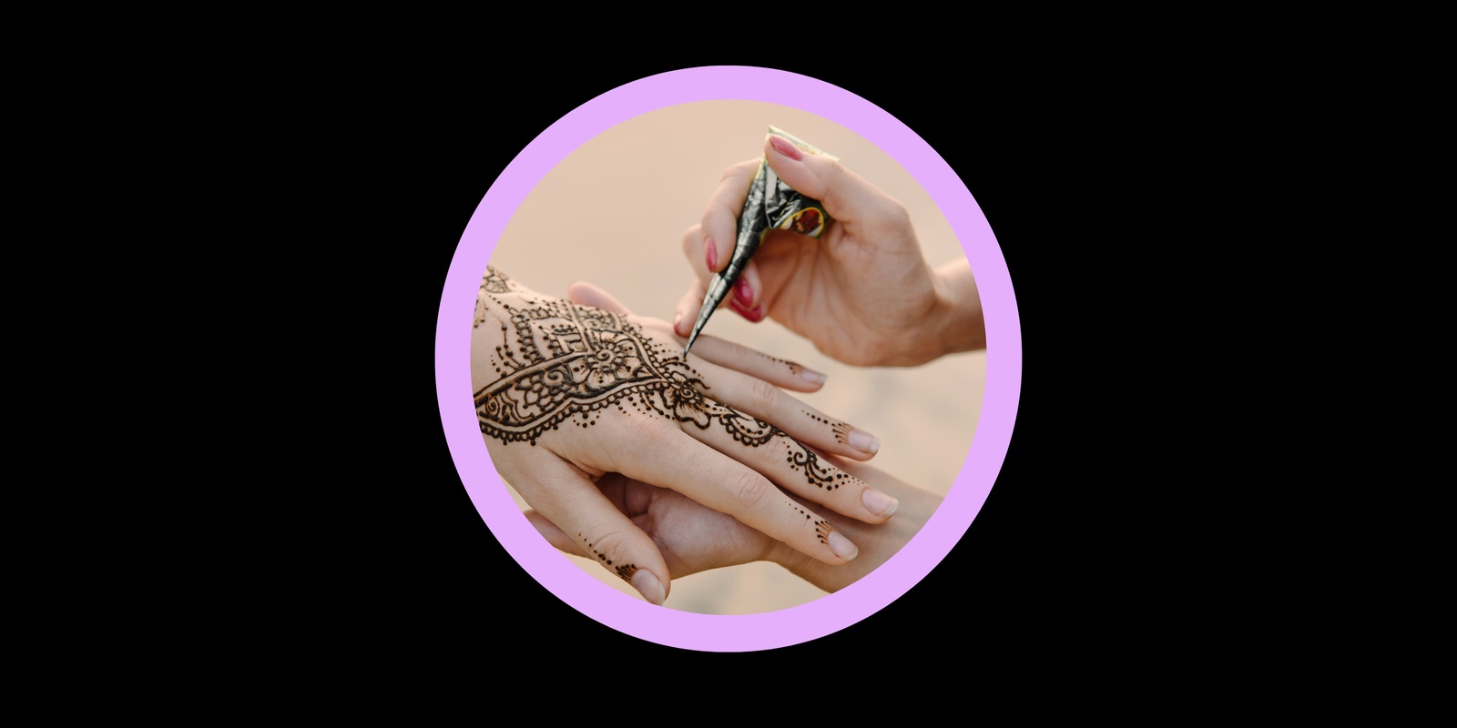 Banner image for School holidays - henna tattoo workshops