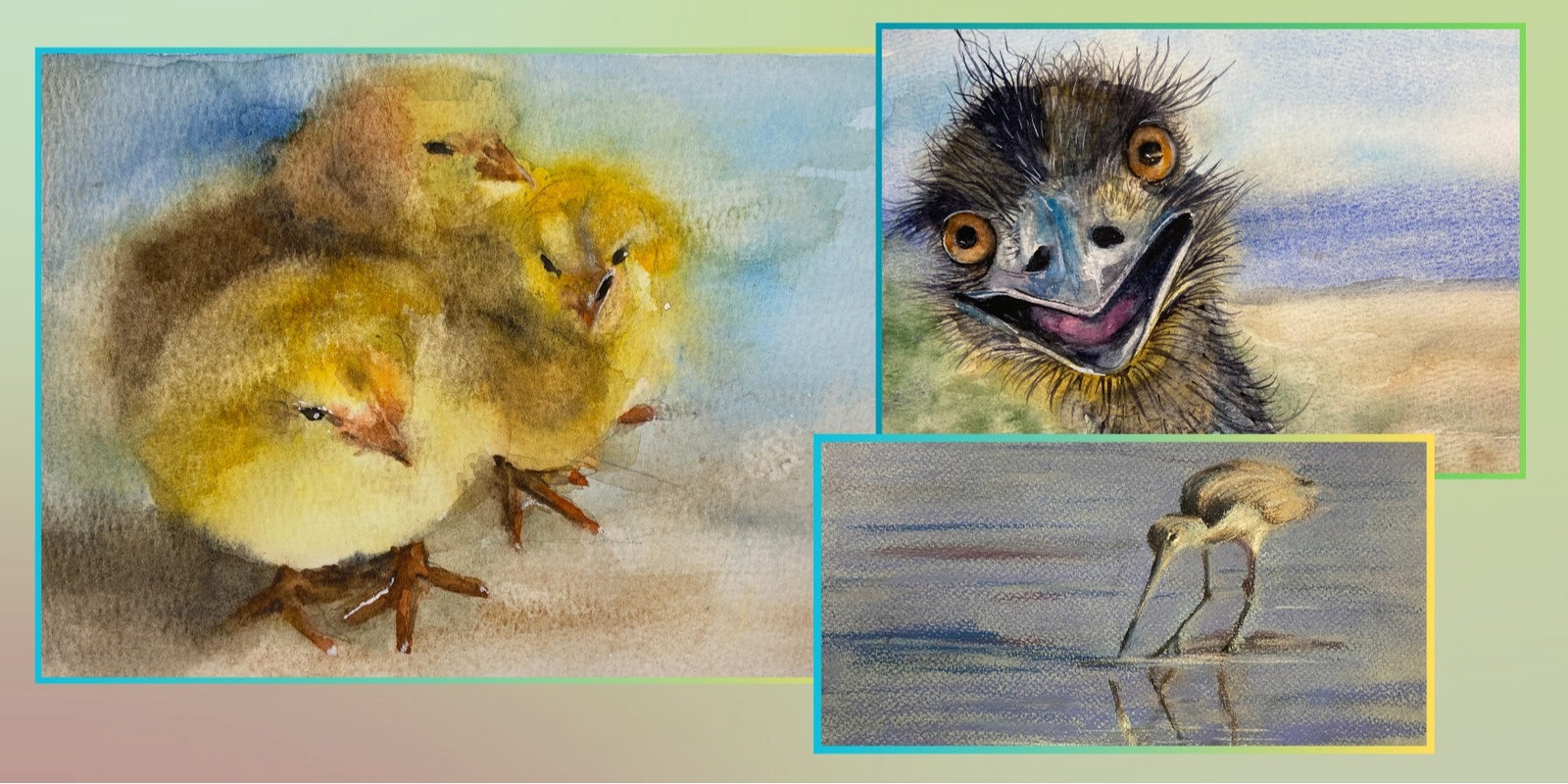 Banner image for Watercolour and mixed media: Feathered Friends