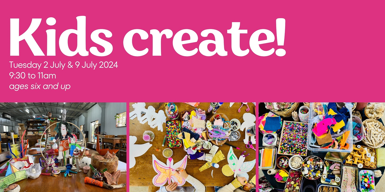 Banner image for Kids Create! School holiday session