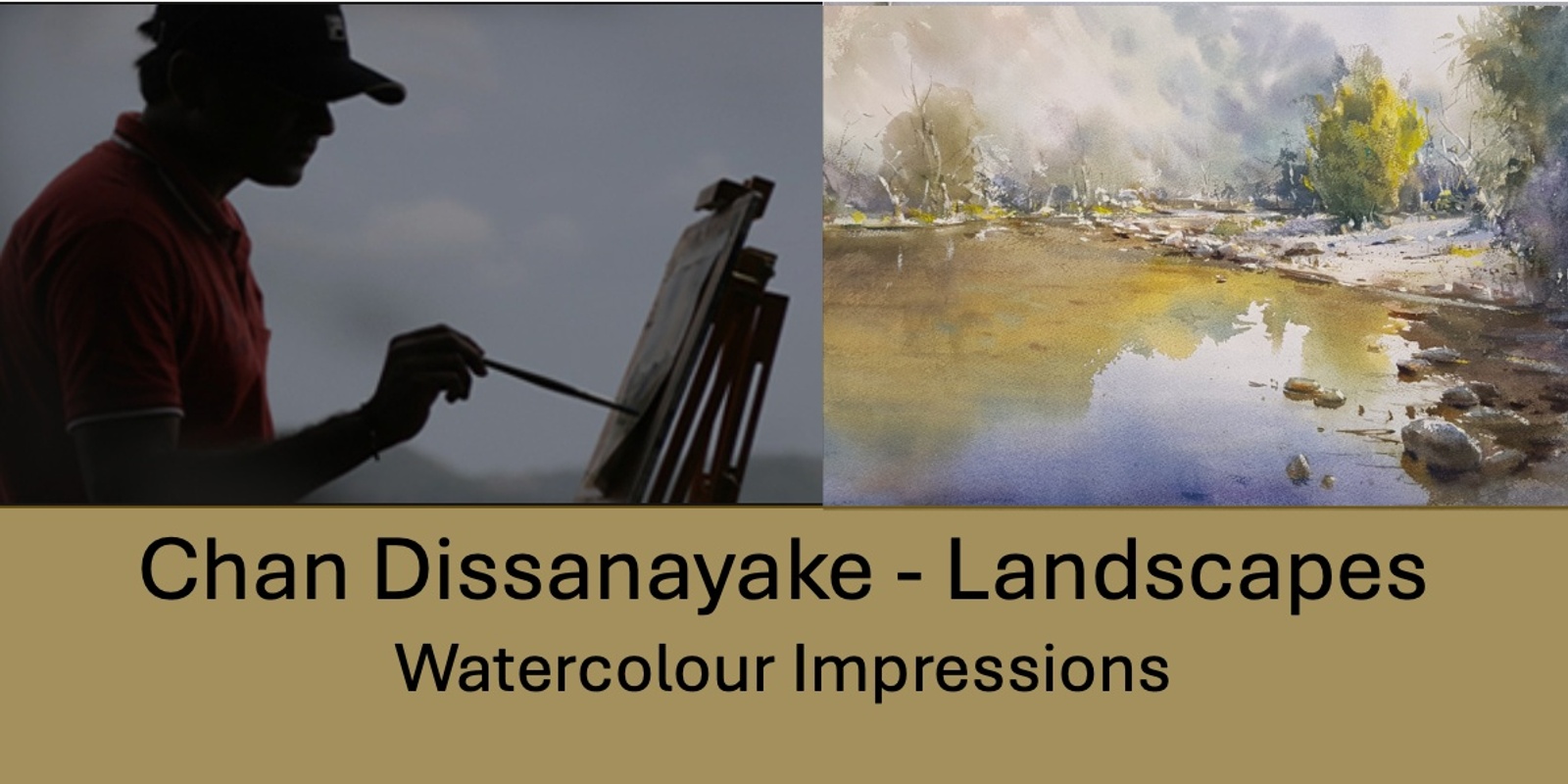 Banner image for Chan Dissanayake - 2 Day Watercolour Landscapes Workshop