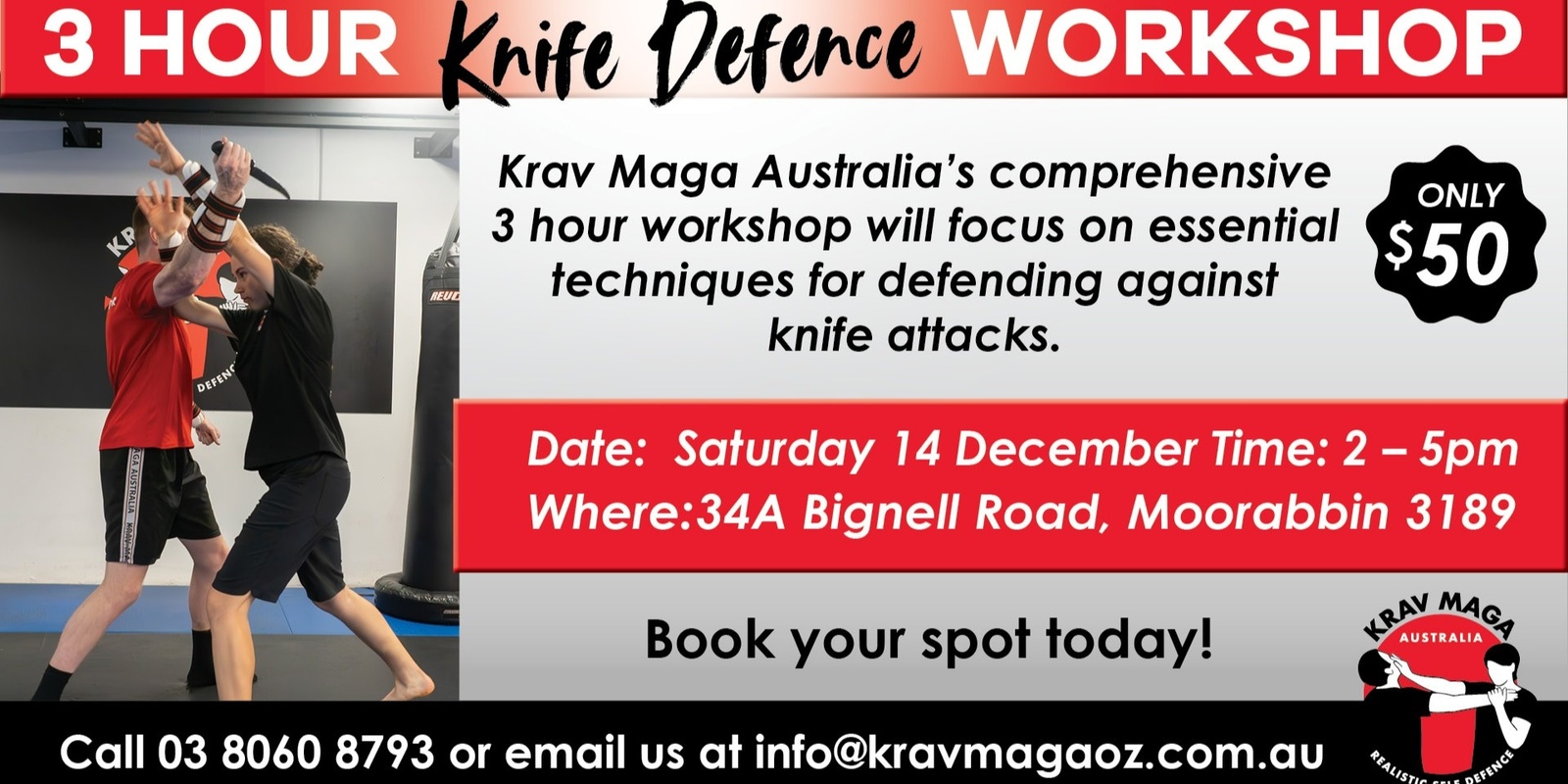 Banner image for Knife Defence Workshop