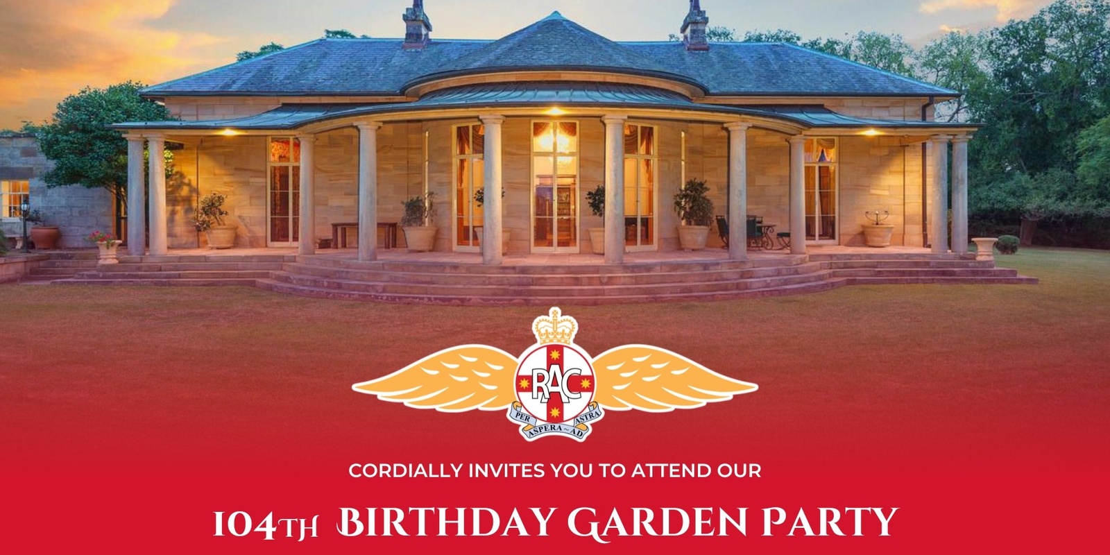 Banner image for Royal Aero Club's 104th Birthday Garden Party